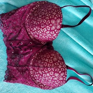 SET Victorias Secret Padded Demi Bra & Panty